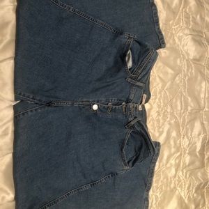 Levi’s Mile High Cropped Wide Leg Jeans